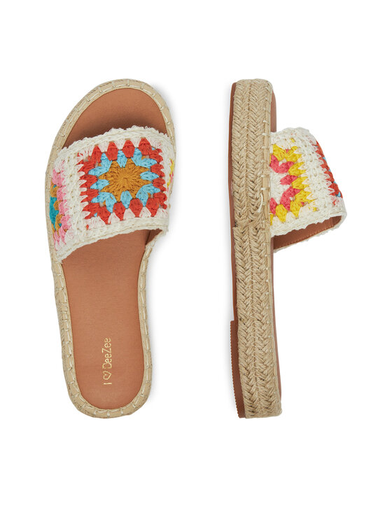 DeeZee Espadrilky DeeZee 8-730-4 Écru