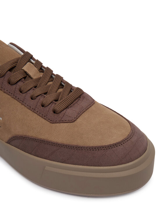 Calvin Klein Sportcipők Calvin Klein Prime Cupsole Laceup Nu-Su Croc HM0HM02450 Barna