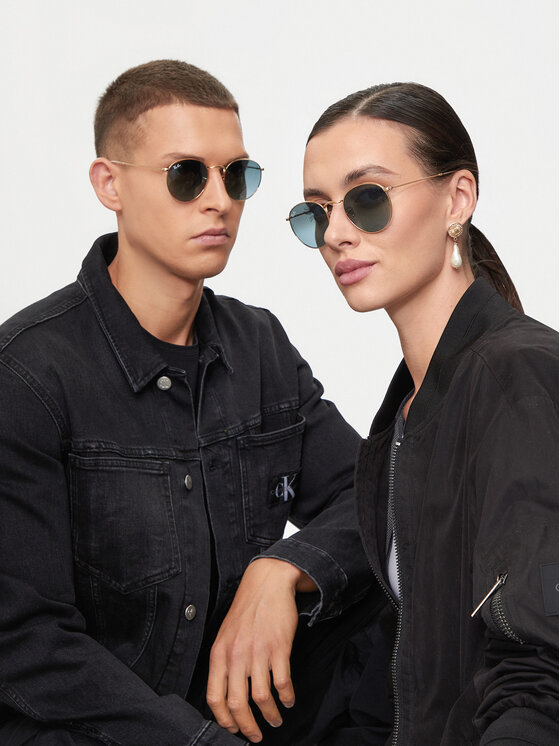 Ray-Ban Sončna očala Ray-Ban Round Metal 0RB3447 001/3M Zlata