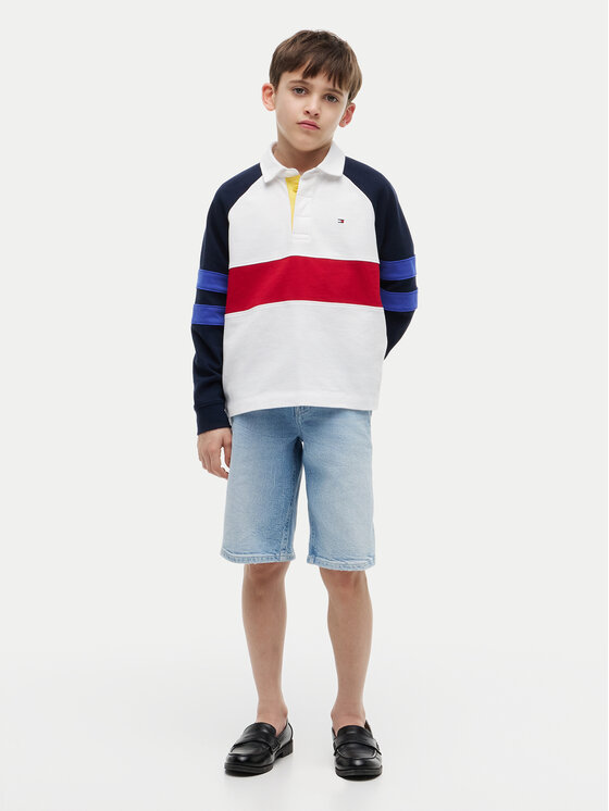 Tommy Hilfiger Tommy Hilfiger Polo Colourblock KB0KB10584 Blanco Regular Fit