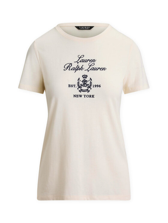 LAUREN RALPH LAUREN LAUREN RALPH LAUREN Camiseta 200P03725002 Beis Relaxed Fit