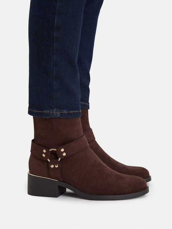 JENNY Bokacsizma JENNY CEO-LI25123 Sötétbarna