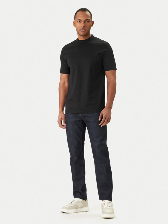 HUGO HUGO Camiseta Dimersom 50542968 Negro Slim Fit