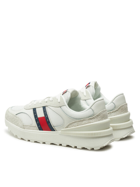 Tommy Jeans Sneakersy Tommy Jeans Tjm Technical Runner Ess EM0EM01537 Biały