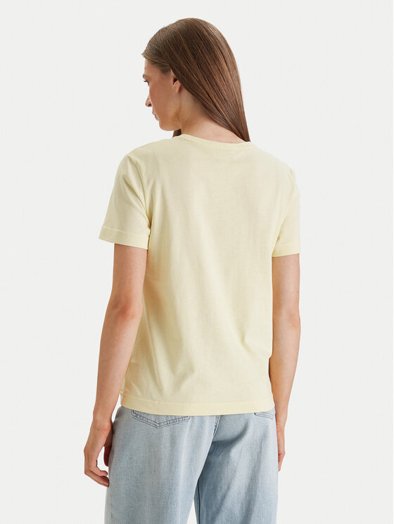 Calvin Klein Jeans Calvin Klein Jeans Camiseta Monogram LV047B224G Amarillo Regular Fit