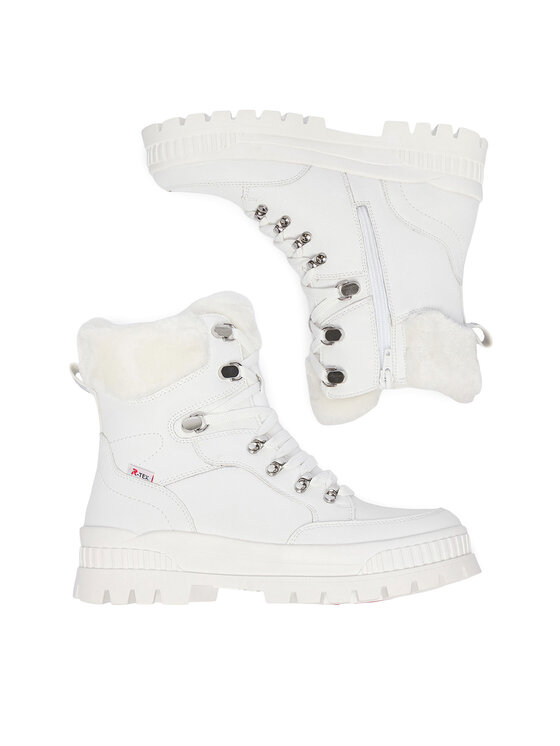 Rieker Šnurovacia obuv Rieker CEO-W2174-80 Biela
