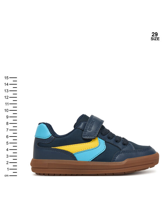 Geox Sneakersy Geox J Arzach Boy J454AA 0FU54 CF44D S Granatowy