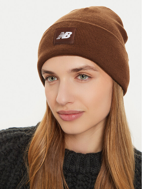 New Balance Шапка New Balance LAH13034ROK Кафяв