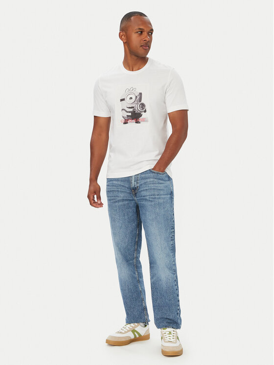 Guess Jeans Guess Jeans Футболка M6YI82 K6411 Білий Regular Fit