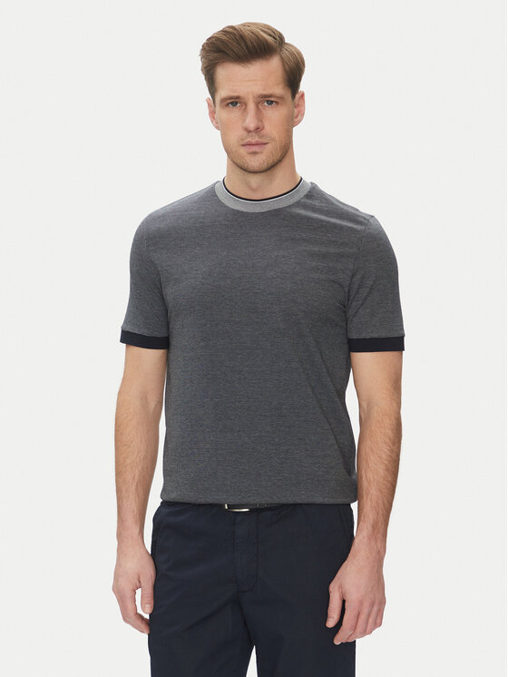BOSS BOSS Футболка H-Tessler 145 50536847 Cиній Slim Fit