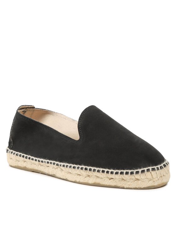 Manebi Еспадрильї Manebi Flat Espadrilles K 1.0 C0 Чорний