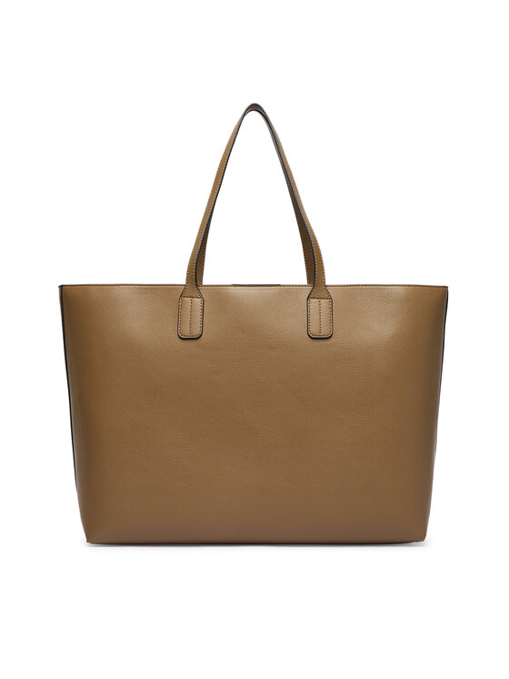 Tommy Hilfiger Kabelka Tommy Hilfiger Th Icon Tote AW0AW18173 Hnedá
