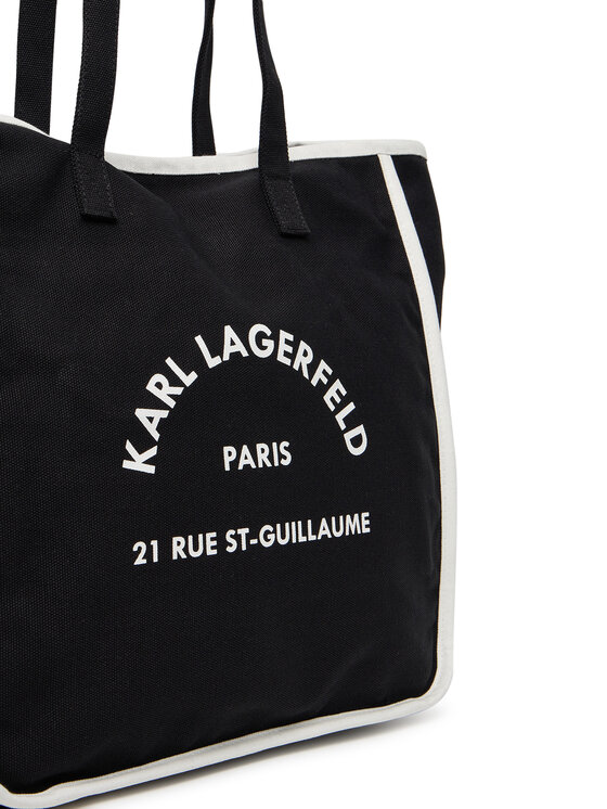 KARL LAGERFELD Kabelka KARL LAGERFELD A3W50018 Čierna