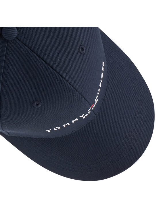 Tommy Hilfiger Czapka z daszkiem Tommy Hilfiger Th Established Cap AM0AM07352 Granatowy