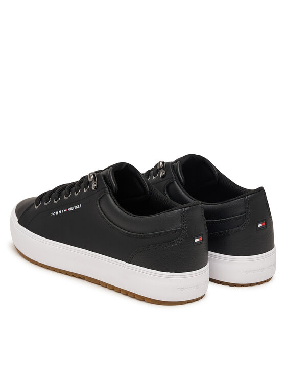 Tommy Hilfiger Sneakers Tommy Hilfiger Harlem Lth Vulc Cleat Winter FM0FM05950 Nero