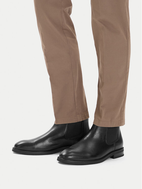 GINO ROSSI Členková obuv s elastickým prvkom Gino Rossi CEO-DANTE-07 125AM Čierna