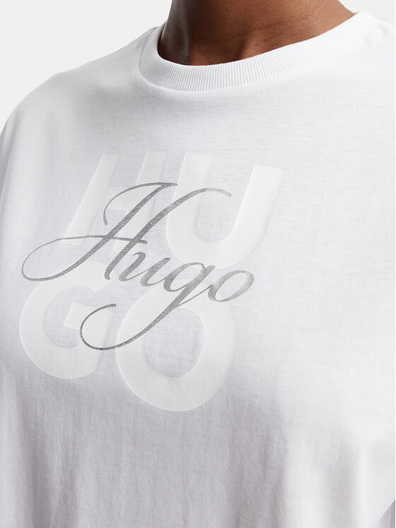 HUGO HUGO Camiseta Dashire_5 50566678 Blanco Relaxed Fit