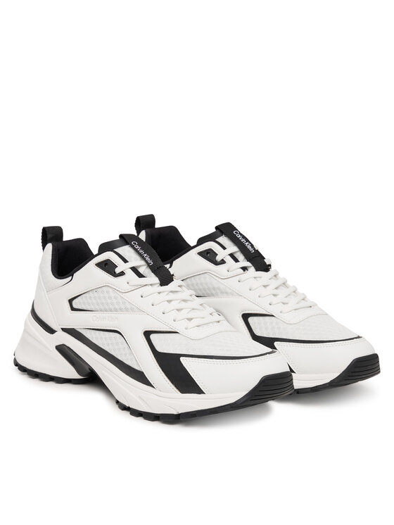 Calvin Klein Zapatillas Calvin Klein Hike Runner Laceup Strip M-Lt HM0HM02154 Blanco