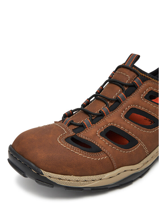 Rieker Sandały Rieker 08065-25 Brązowy