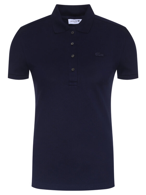 Lacoste Lacoste Поло PF5462 Cиній Slim Fit