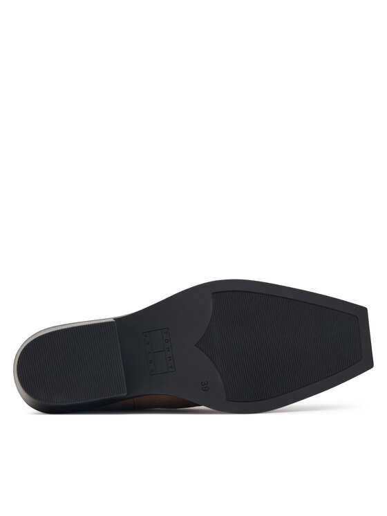 Tommy Jeans Členková obuv Tommy Jeans Tjw Suede Cowboy Boots EN0EN03142 Hnedá