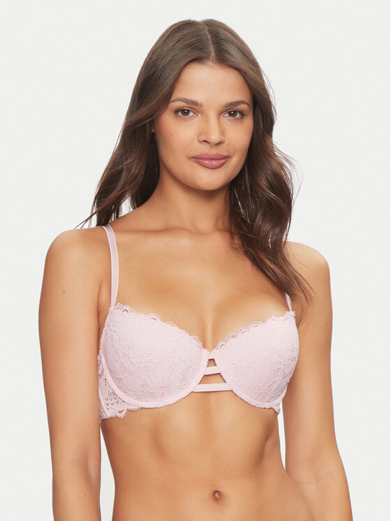 Hunkemöller Hunkemöller Reggiseno con ferretto Andrea 205411 Rosa
