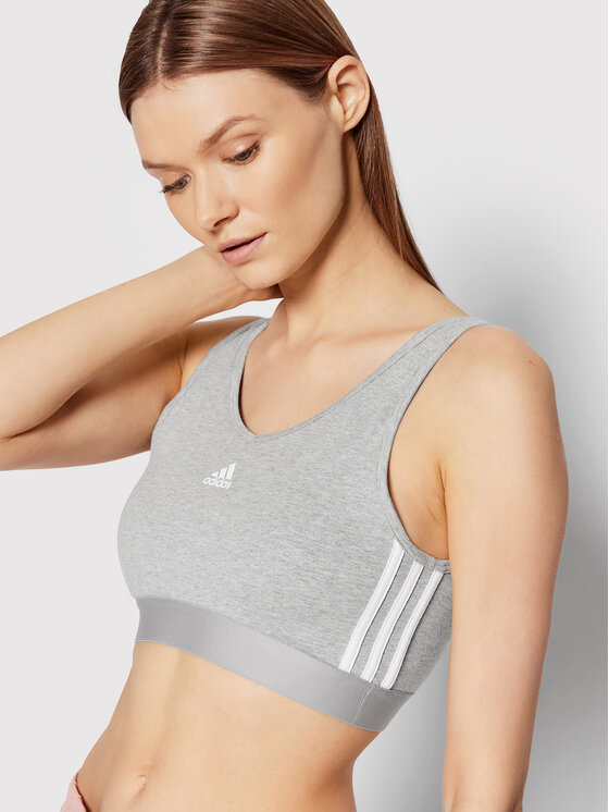 adidas adidas Бюстгальтер-топ Essentials GS1357 Сірий