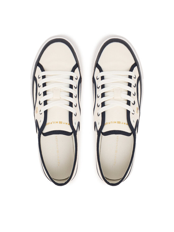 Tommy Hilfiger Kedai Tommy Hilfiger Platform Vulc Piping FW0FW09394 Balta