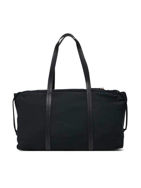 Tommy Hilfiger Kabelka Tommy Hilfiger Th Soft Nylon Hobo AW0AW18994 Černá