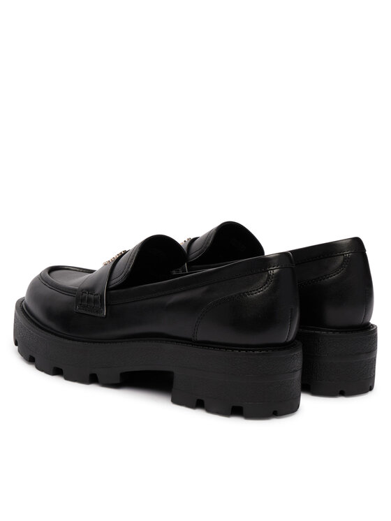 Guess Loafersy Guess FLFYAM LEA14 Czarny
