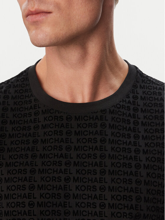 MICHAEL Michael Kors MICHAEL Michael Kors Camiseta CF6529AFV4 Negro Regular Fit