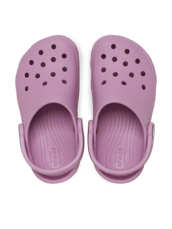 Crocs Şlapi Crocs Toddler Classic Clog 206990 Roz