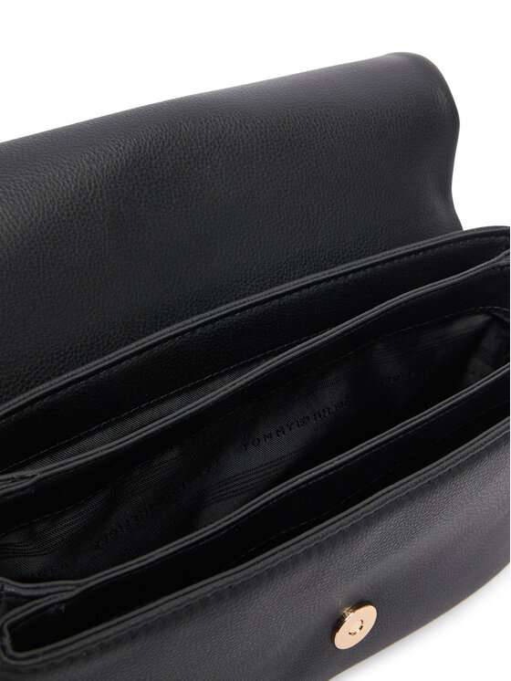 Tommy Hilfiger Geantă Tommy Hilfiger Th Libre Conv Flap Crossover AW0AW19195 Negru