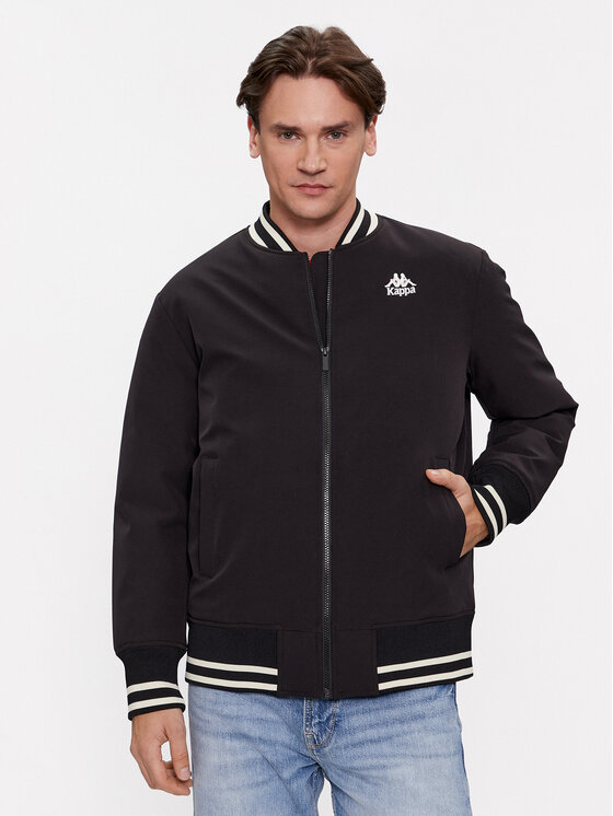 Kappa Kappa Cazadora bomber Authentic Gomin 331H2MW Negro Comfort Fit