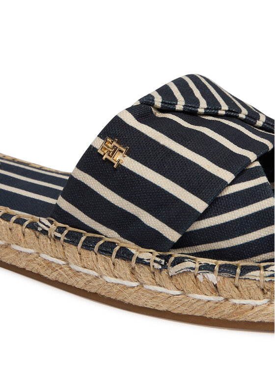 Tommy Hilfiger Iešļūcenes Tommy Hilfiger Canvas FW0FW09140 Tumši zils
