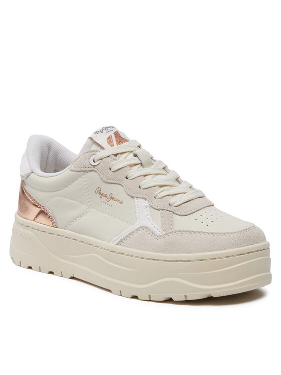 Pepe Jeans Сникърси Pepe Jeans Kore Sun W PLS00009 Екрю