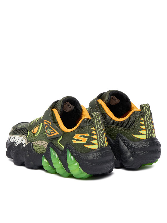 Skechers Sneakersy Skechers Skech-O-Saurus Lights 2.0 400121L OLV Khaki