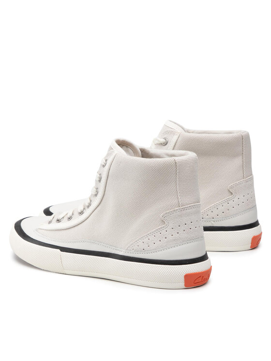 Clarks Снікерcи Clarks Aceley Hi 261584384 Білий