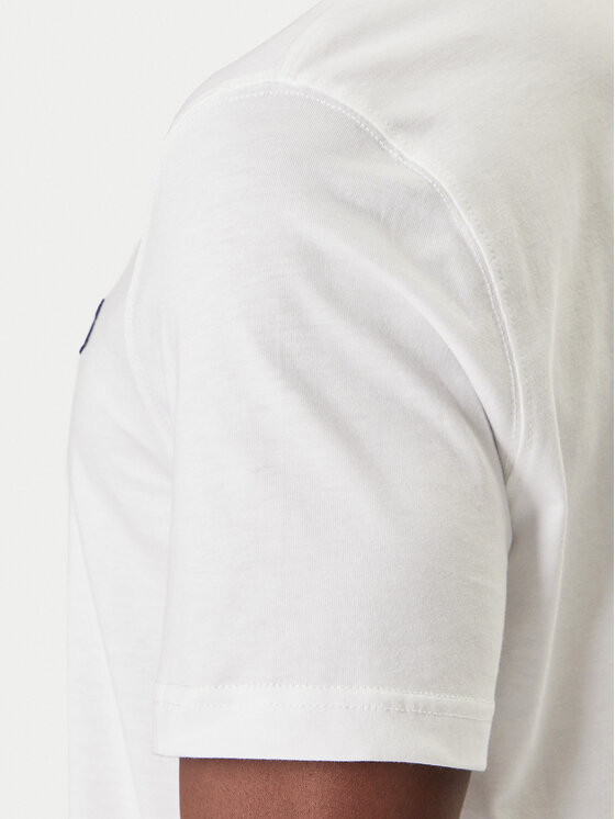 Tommy Hilfiger Tommy Hilfiger Camiseta Embro Flag MW0MW42736 Blanco Regular Fit