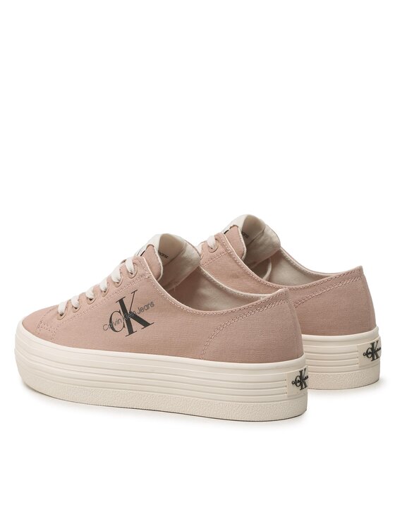 Calvin Klein Jeans Tenisenes Calvin Klein Jeans Vulc Flatform Essential Mono YW0YW01030 Rozā