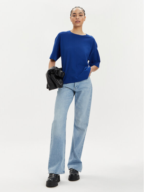 Vero Moda Vero Moda Majica Didde 10301183 Modra Loose Fit