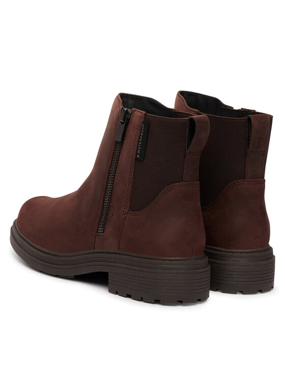 Clarks Botki Clarks Orinoco 3 zip Wp 26327123 Brązowy ciemny