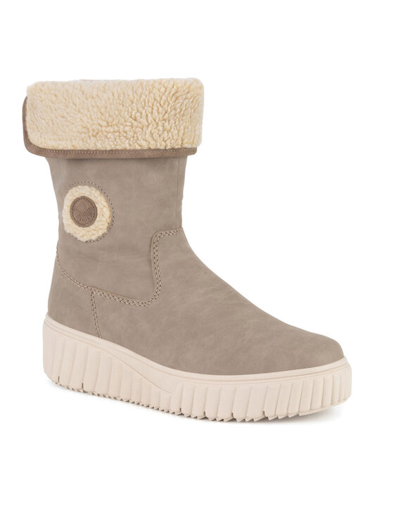 Rieker Trzewiki Rieker N2554-60 Beżowy