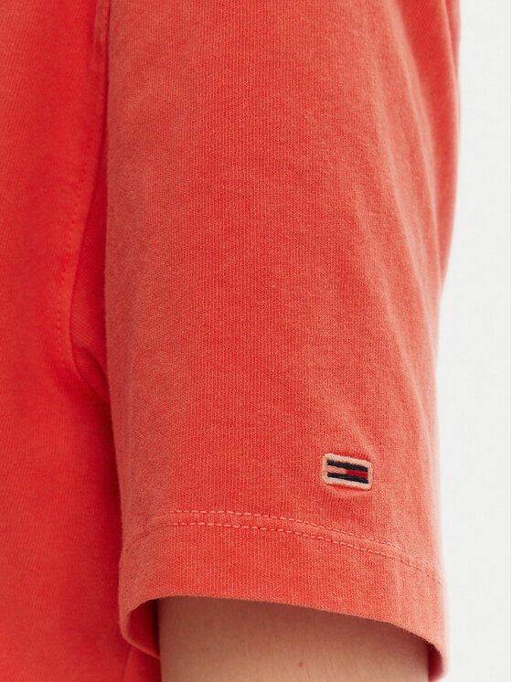Tommy Jeans Tommy Jeans Póló DW0DW20324 Narancssárga Relaxed Fit
