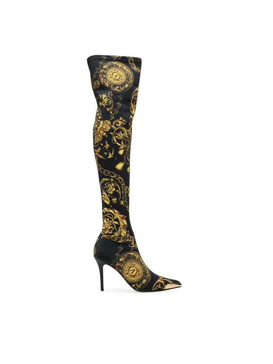 Versace Jeans Couture Μπότες Versace Jeans Couture 71VA3S53 Μαύρο
