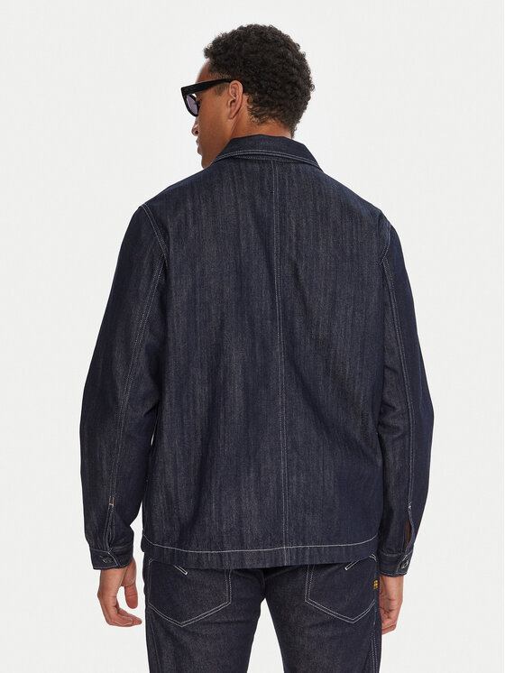 G-STAR G-Star Raw traper košulja Mosa D26462-D577 Tamnoplava Relaxed Fit