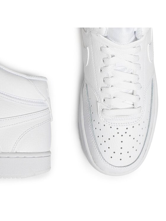 Nike Sneakersy Nike Court Vision Mid CD5436 100 Biela