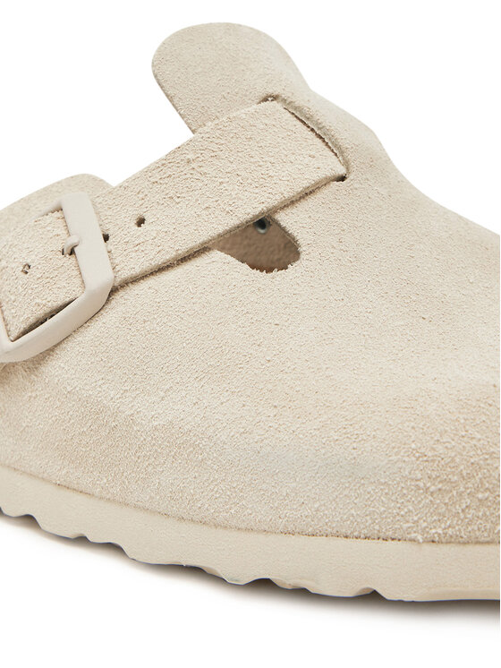 Birkenstock Ciabatte Birkenstock Boston zamsz 1027693 Bianco