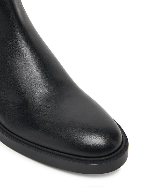 BOSS Kotníková obuv s elastickým prvkem BOSS Calev 50552527 Černá