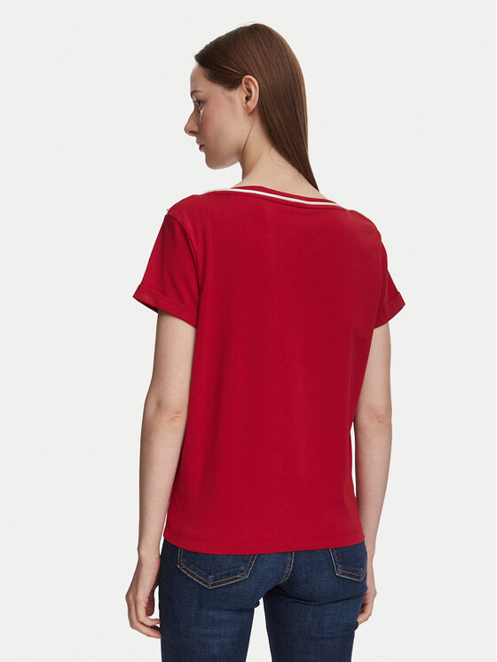 Guess Guess Camiseta W6YI58 K5317 Rojo oscuro Regular Fit